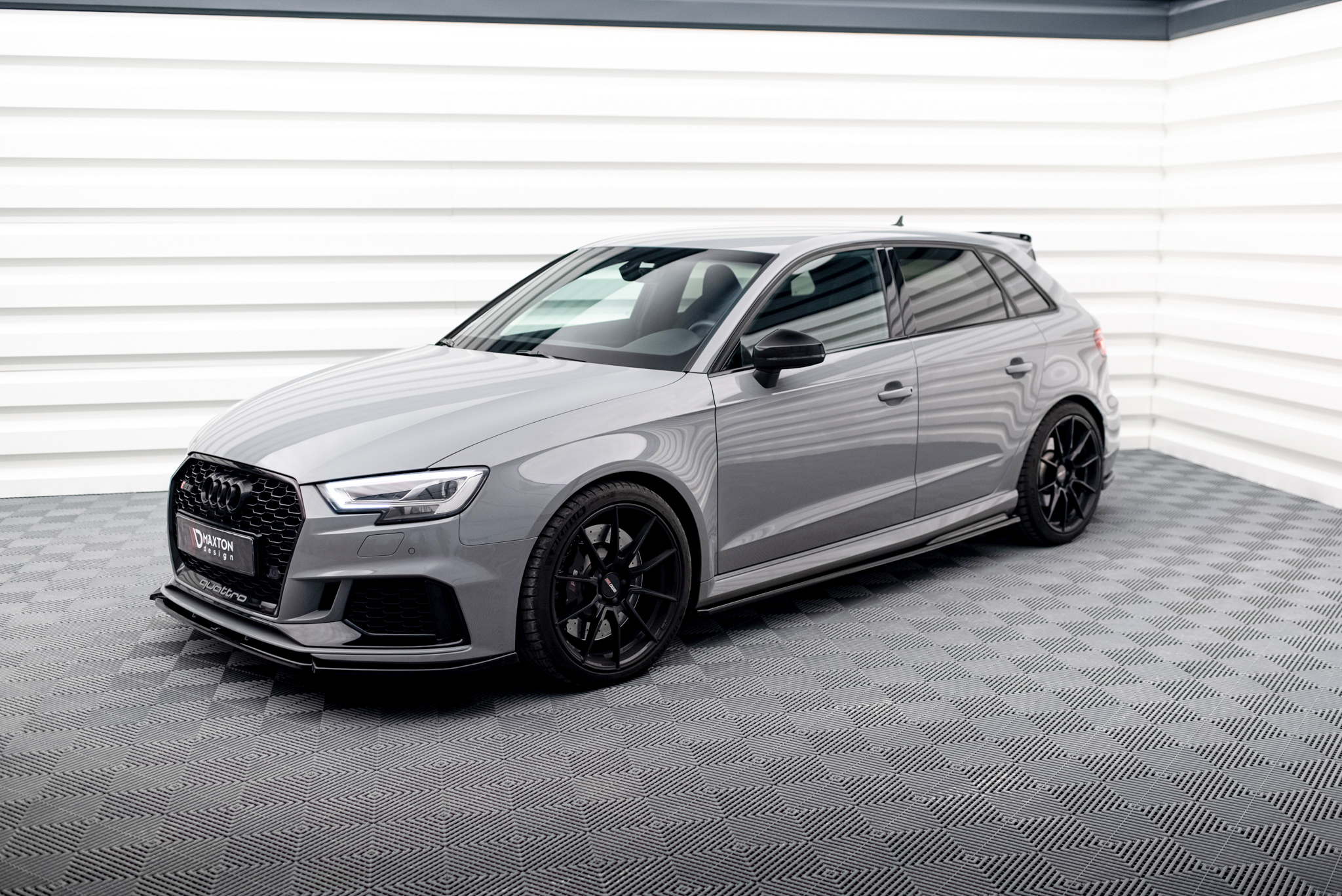 Side Skirts Diffusers V.2 Audi RS3 8V Sportback Facelift - Image 3
