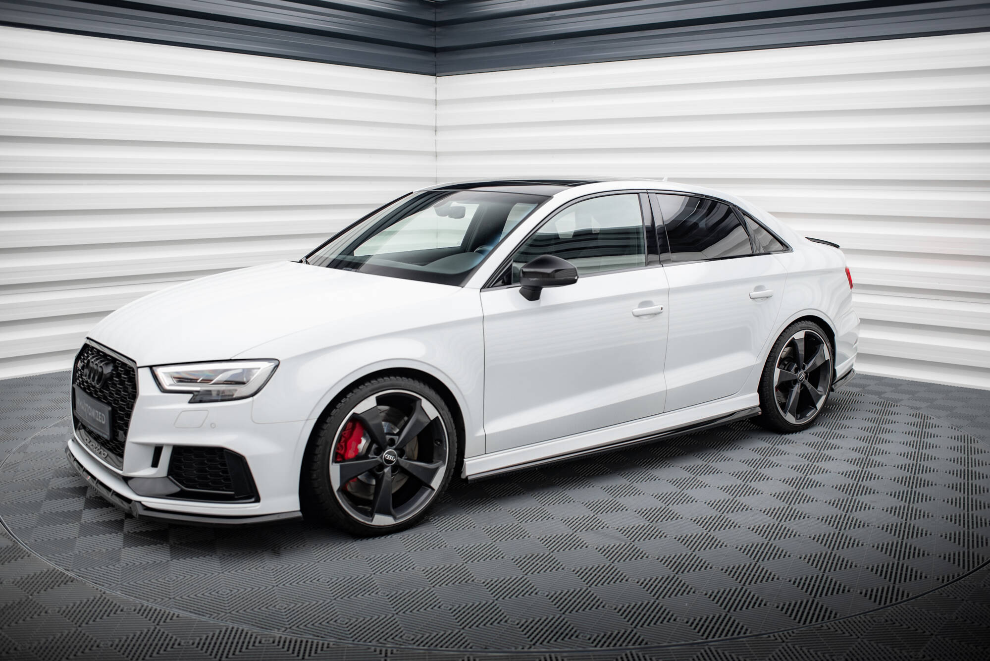 Side Skirts Diffusers V.2 Audi RS3 Sedan 8V Facelift - Image 2