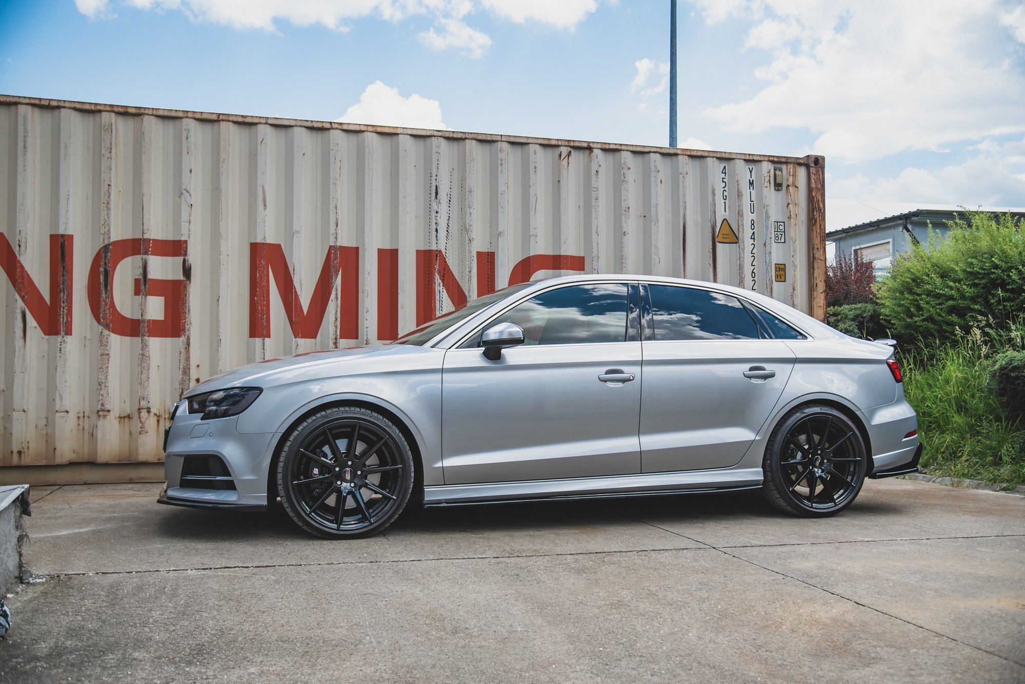 Side Skirts Diffusers V.2 Audi S3 / A3 S-Line Sedan 8V Facelift - Image 5