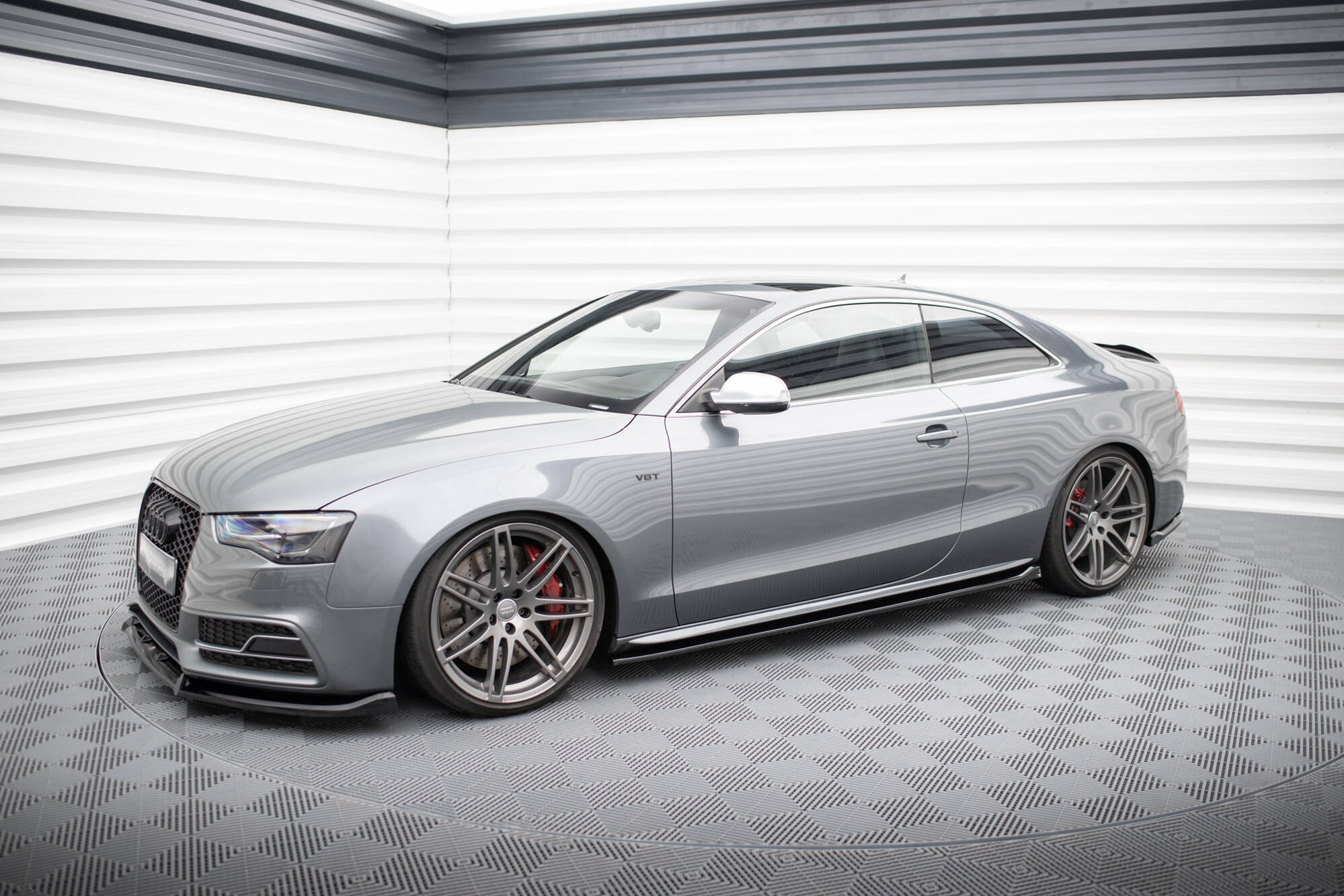 Side Skirts Diffusers V.2 Audi S5 / A5 S-Line Coupe 8T / 8T Facelift - Image 2
