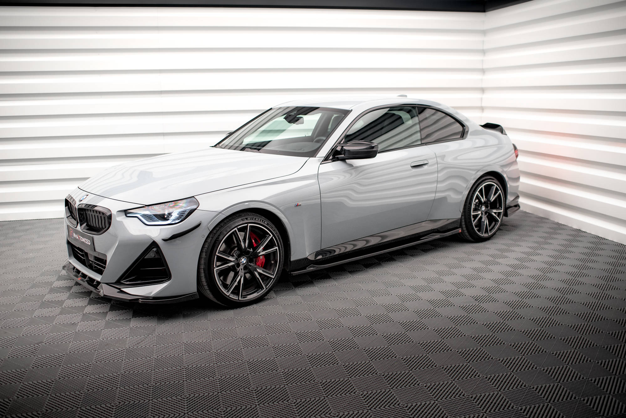 Side Skirts Diffusers V.2 BMW 2 Coupe M-Pack / M240i G42 - Image 2