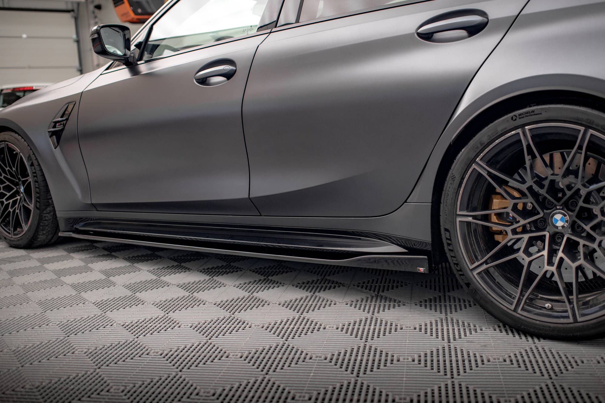 Side Skirts Diffusers V.2 BMW M3 Sedan / Touring G80 / G81 - Image 3