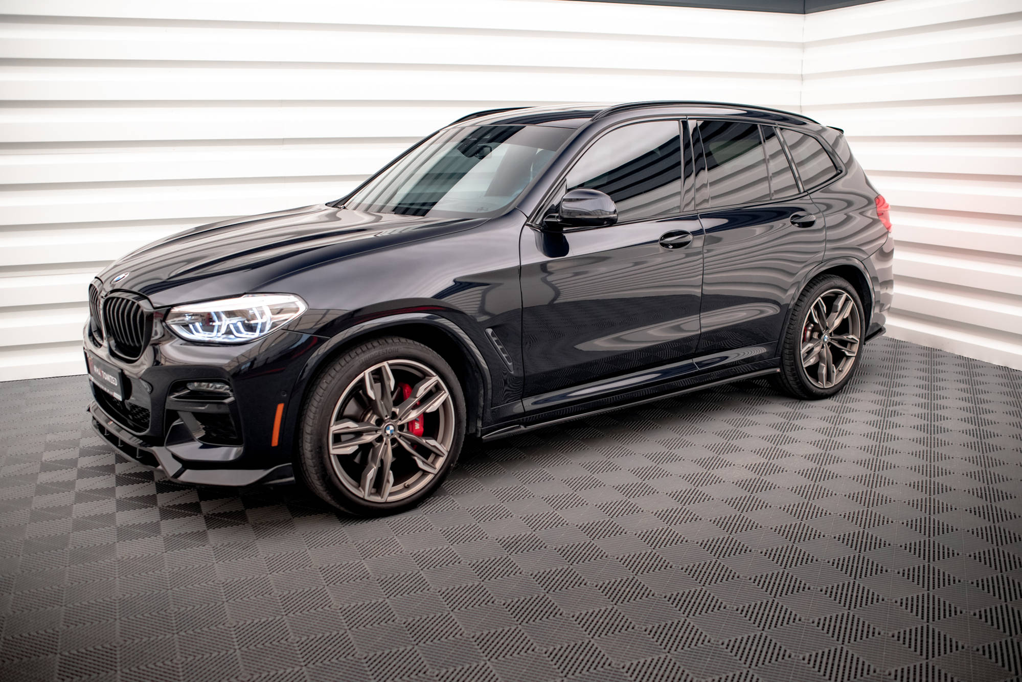 Side Skirts Diffusers V.2 BMW X3 M40d / M40i / M-Pack G01 - Image 2