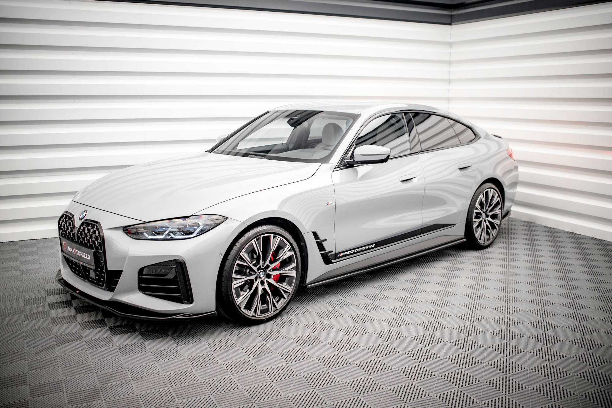 Side Skirts Diffusers V.2 BMW i4 M-Pack G26 - Image 2