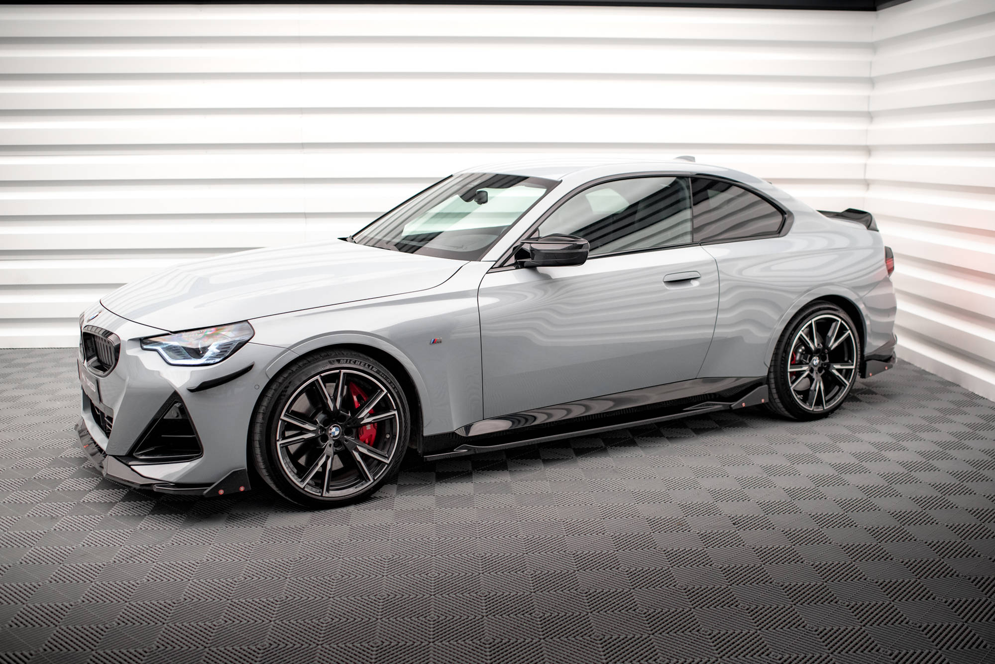 Side Skirts Diffusers V.2 + Flaps BMW 2 Coupe M-Pack / M240i G42 - Image 2