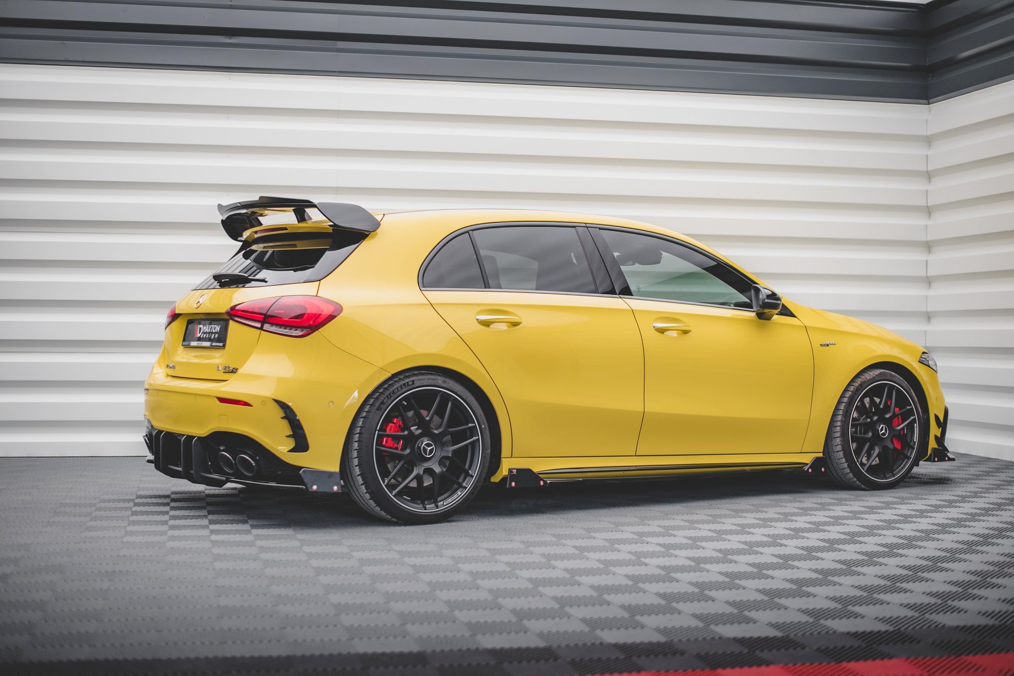 Side Skirts Diffusers V.2 + Flaps Mercedes-AMG A45 S - Image 2