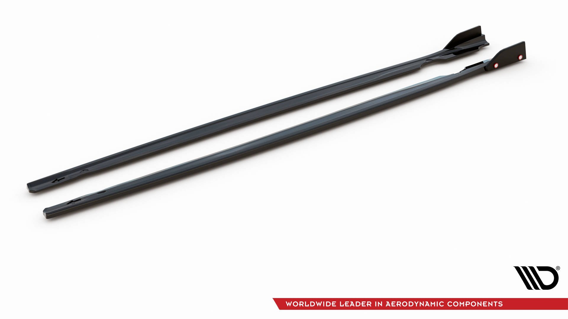 Side Skirts Diffusers V.2 + Flaps Volkswagen Golf R Mk8 Facelift - Image 6