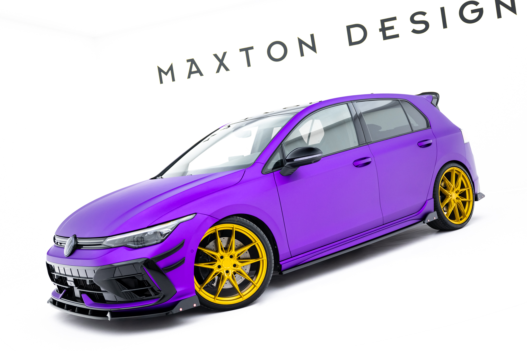 Side Skirts Diffusers V.2 + Flaps Volkswagen Golf R Mk8 Facelift - Image 4