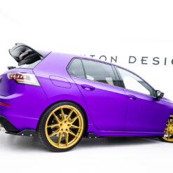 Side Skirts Diffusers V.2 + Flaps Volkswagen Golf R Mk8 Facelift