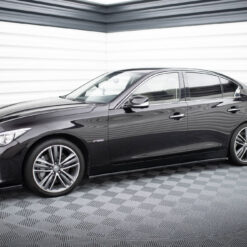 Alternative view of Side Skirts Diffusers V.2 Infiniti Q50 S Mk1