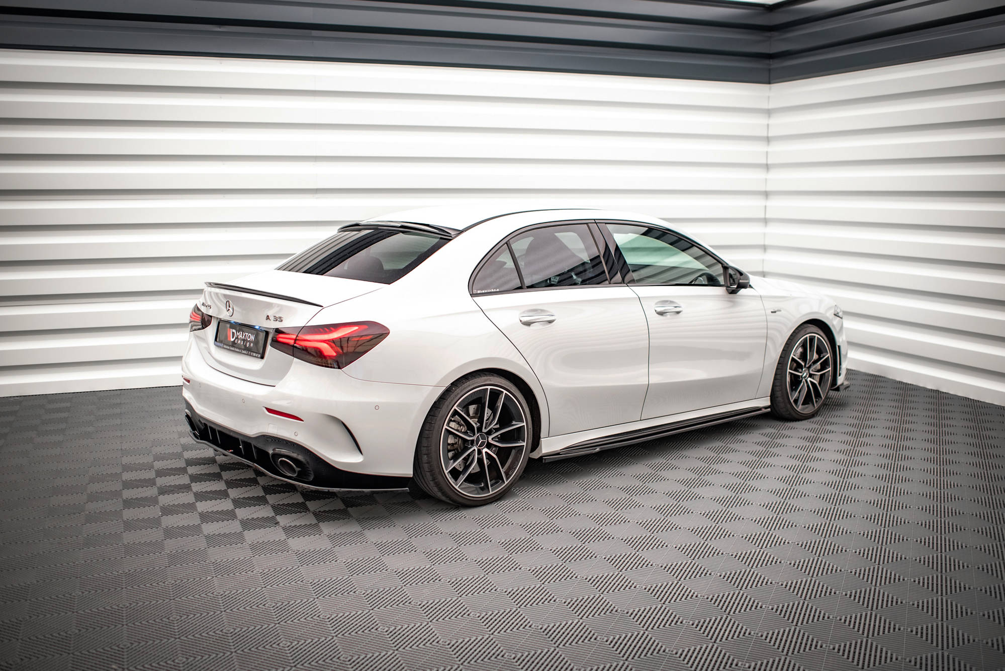 Side Skirts Diffusers V.2 Mercedes A35 AMG / AMG-Line W177 - Image 2