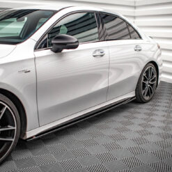Side Skirts Diffusers V.2  Mercedes A35 AMG / AMG-Line W177