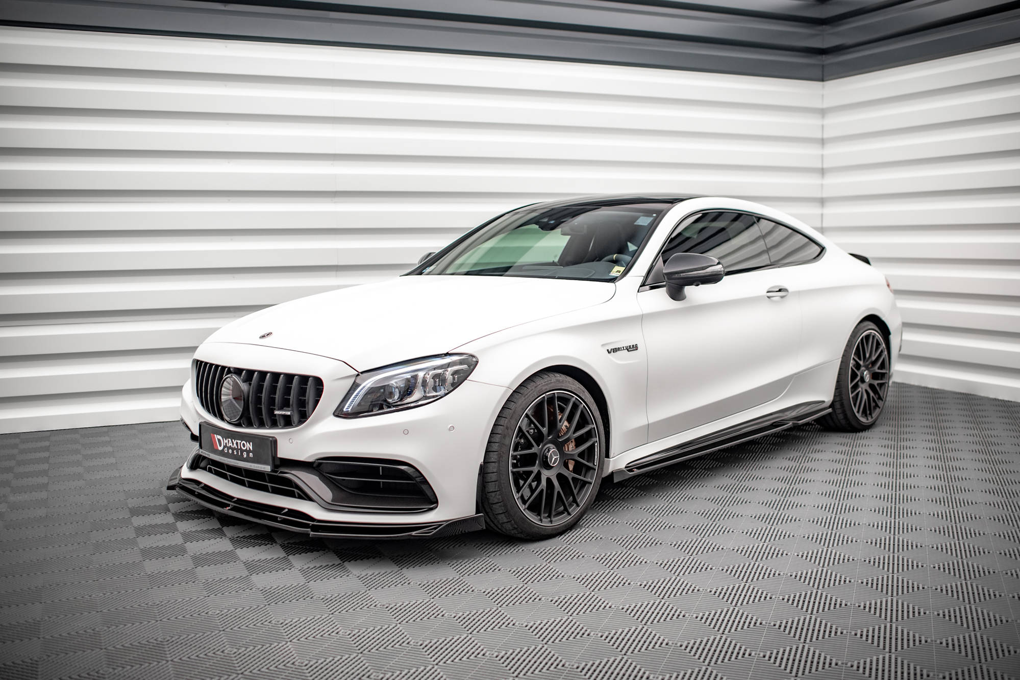 Side Skirts Diffusers V.2 Mercedes-AMG C 63AMG Coupe C205 Facelift - Image 2