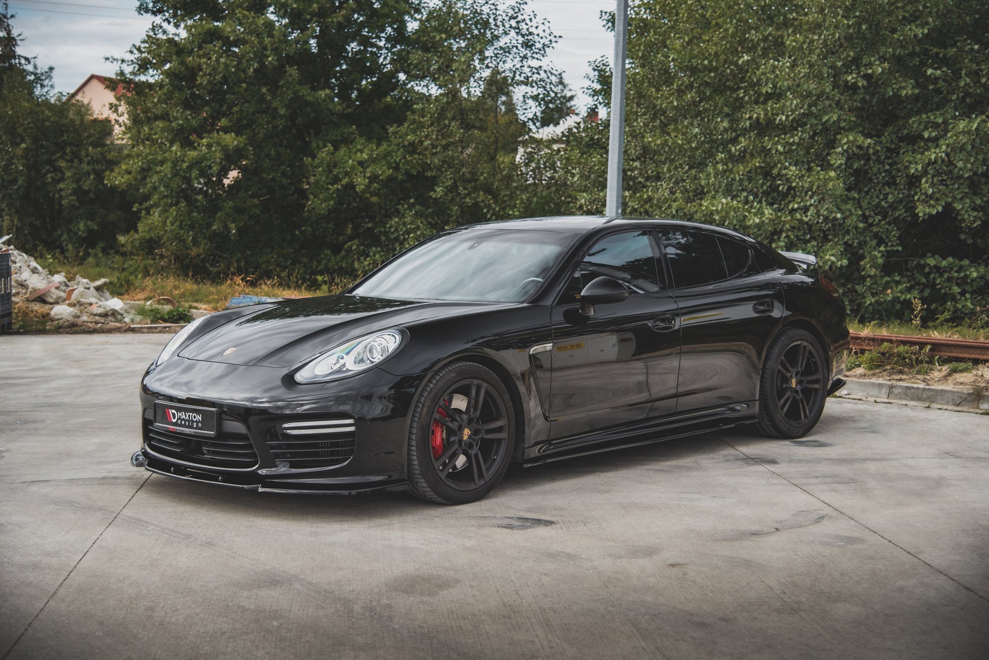 Side Skirts Diffusers V.2 Porsche Panamera Turbo 970 Facelift - Image 2
