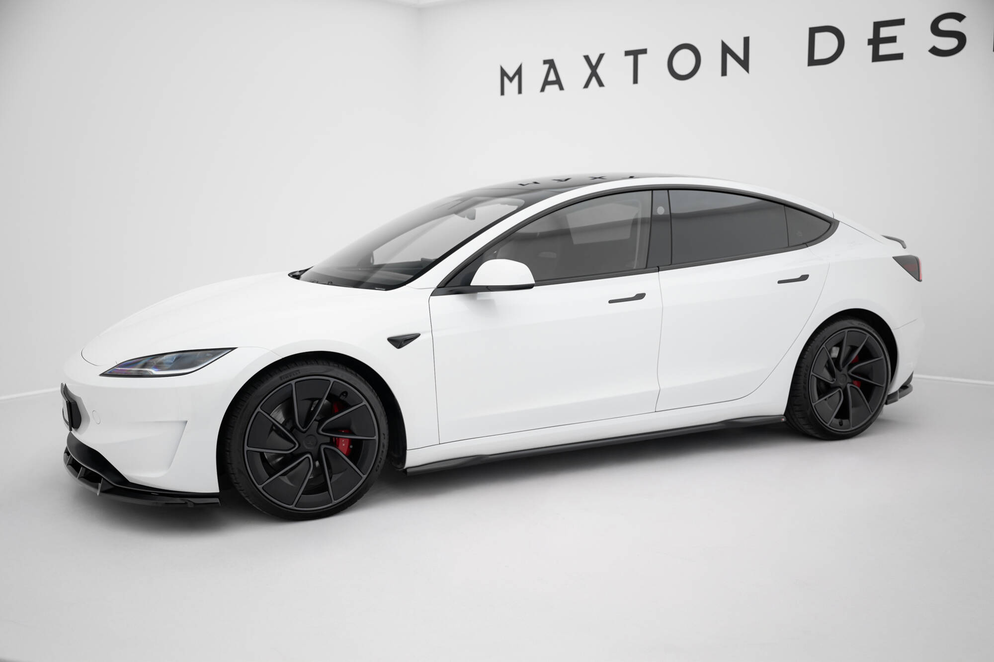 Side Skirts Diffusers V.2 Tesla Model 3 Performance Mk1 Facelift - Image 3