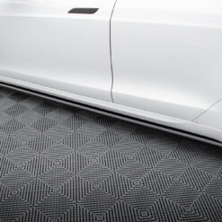 Alternative view of Side Skirts Diffusers V.2 Tesla Model S Plaid Mk1 Facelift