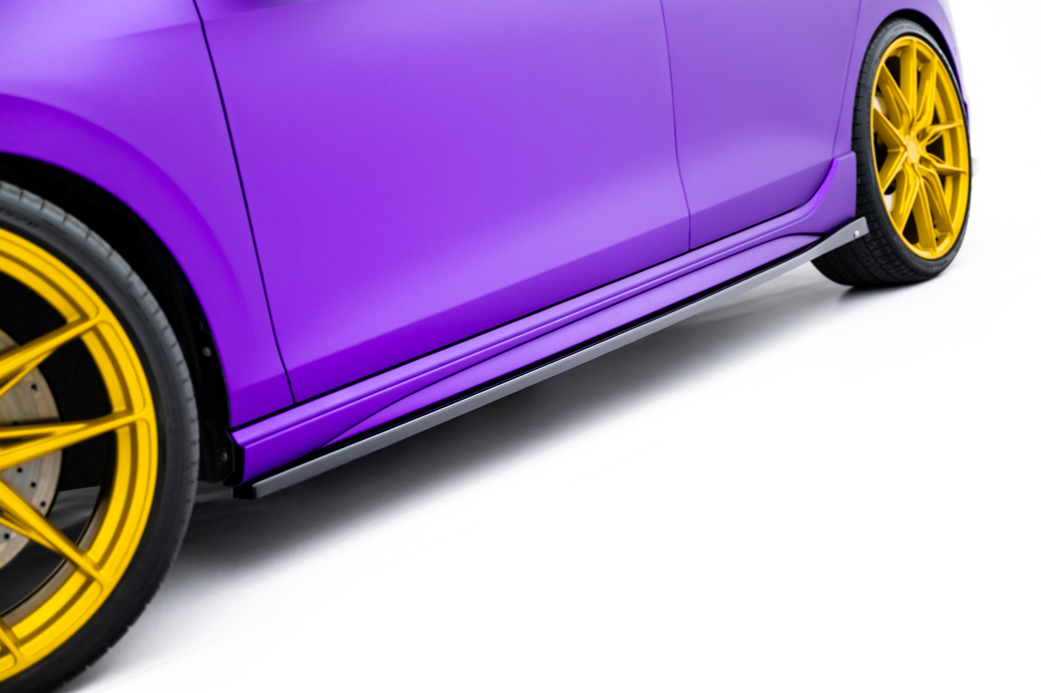 Side Skirts Diffusers V.2 Volkswagen Golf R Mk8 Facelift - Image 2