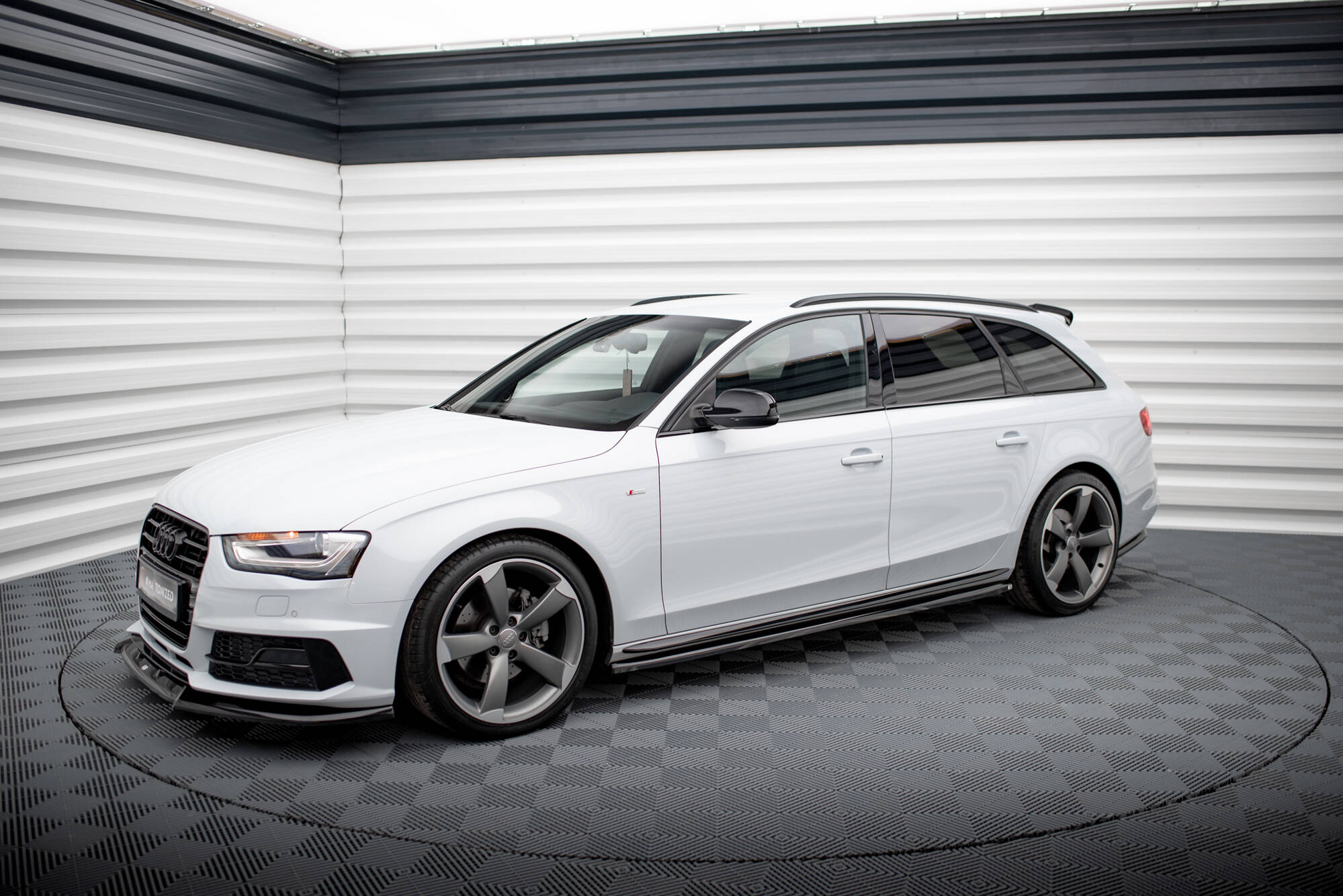 Side Skirts Diffusers V.3 Audi A4 / A4 S-Line / S4 B8 - Image 2