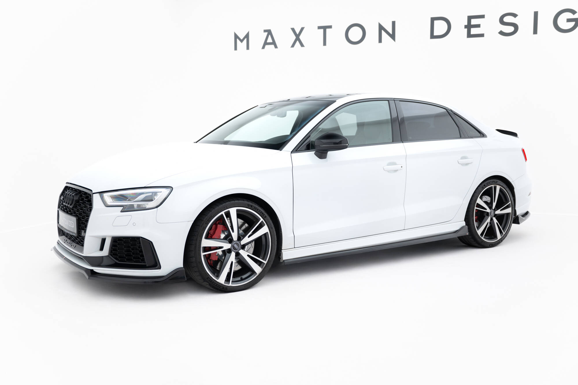 Side Skirts Diffusers V.3 Audi RS3 Sedan 8V Facelift - Image 2
