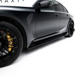 Alternative view of Side Skirts Diffusers V.3 CSL Look BMW M3 Sedan / Touring G80 / G81