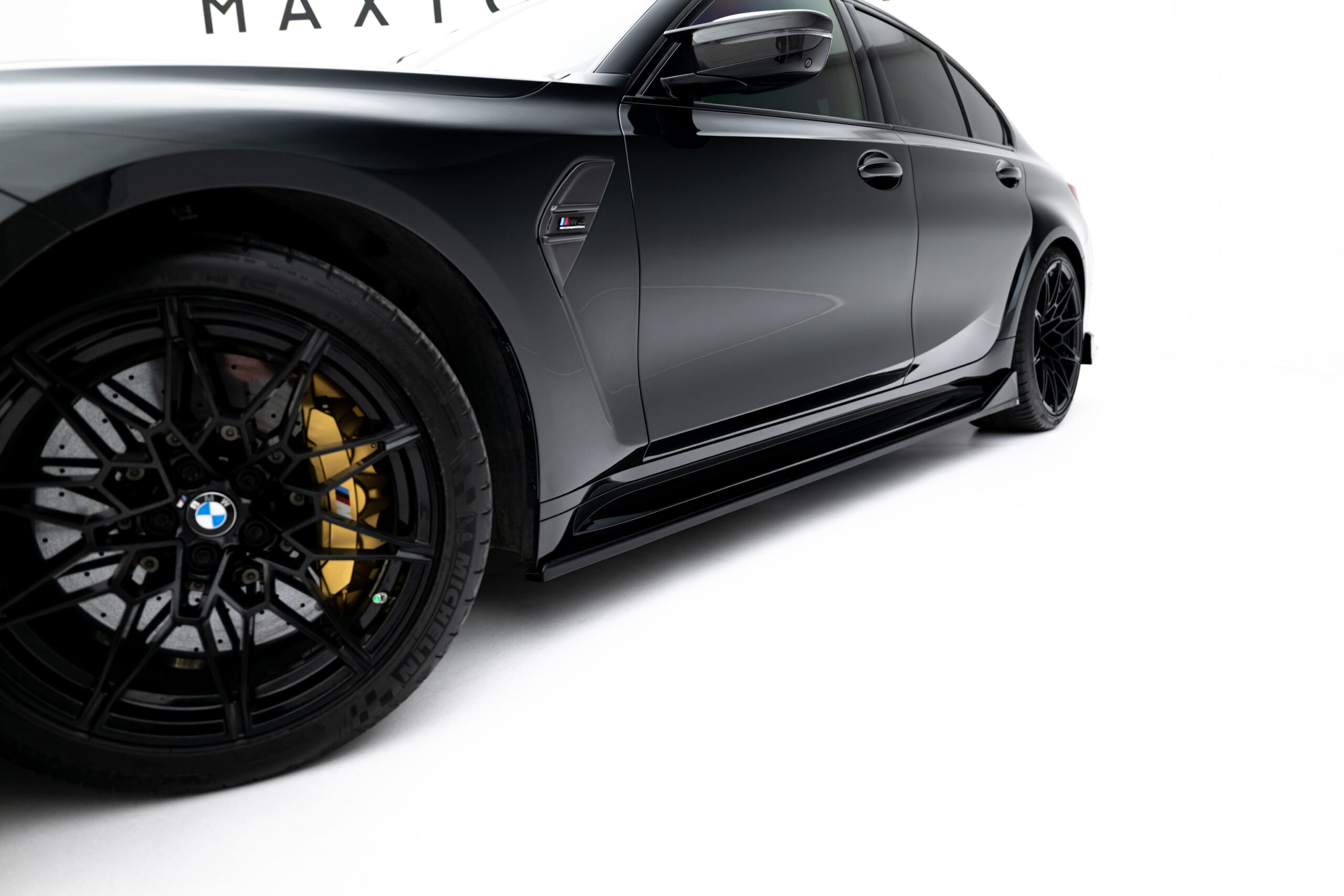 Side Skirts Diffusers V.3 CSL Look BMW M3 Sedan / Touring G80 / G81 - Image 2