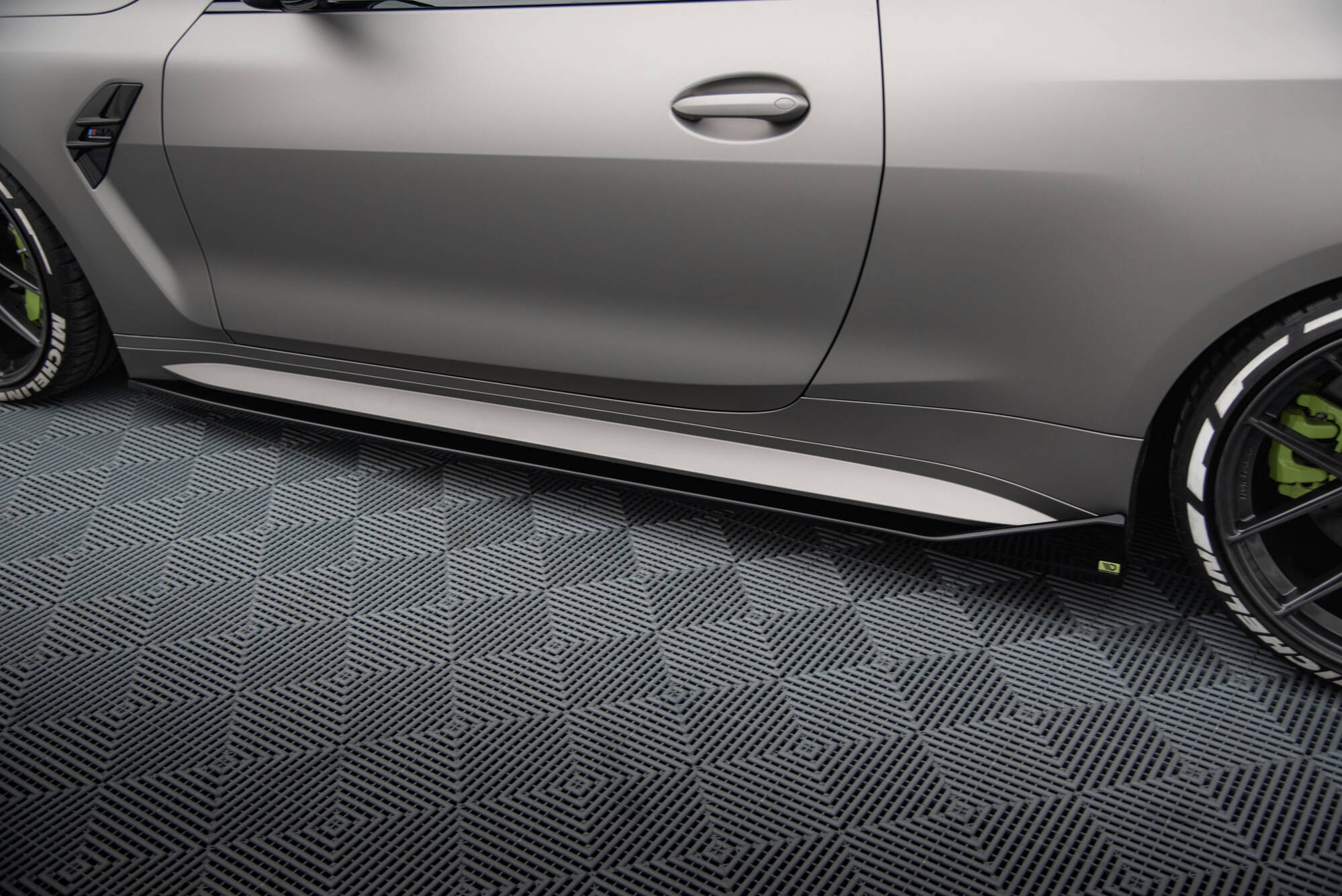 Side Skirts Diffusers V.3 CSL Look BMW M4 G82 / G82 Facelift - Image 2