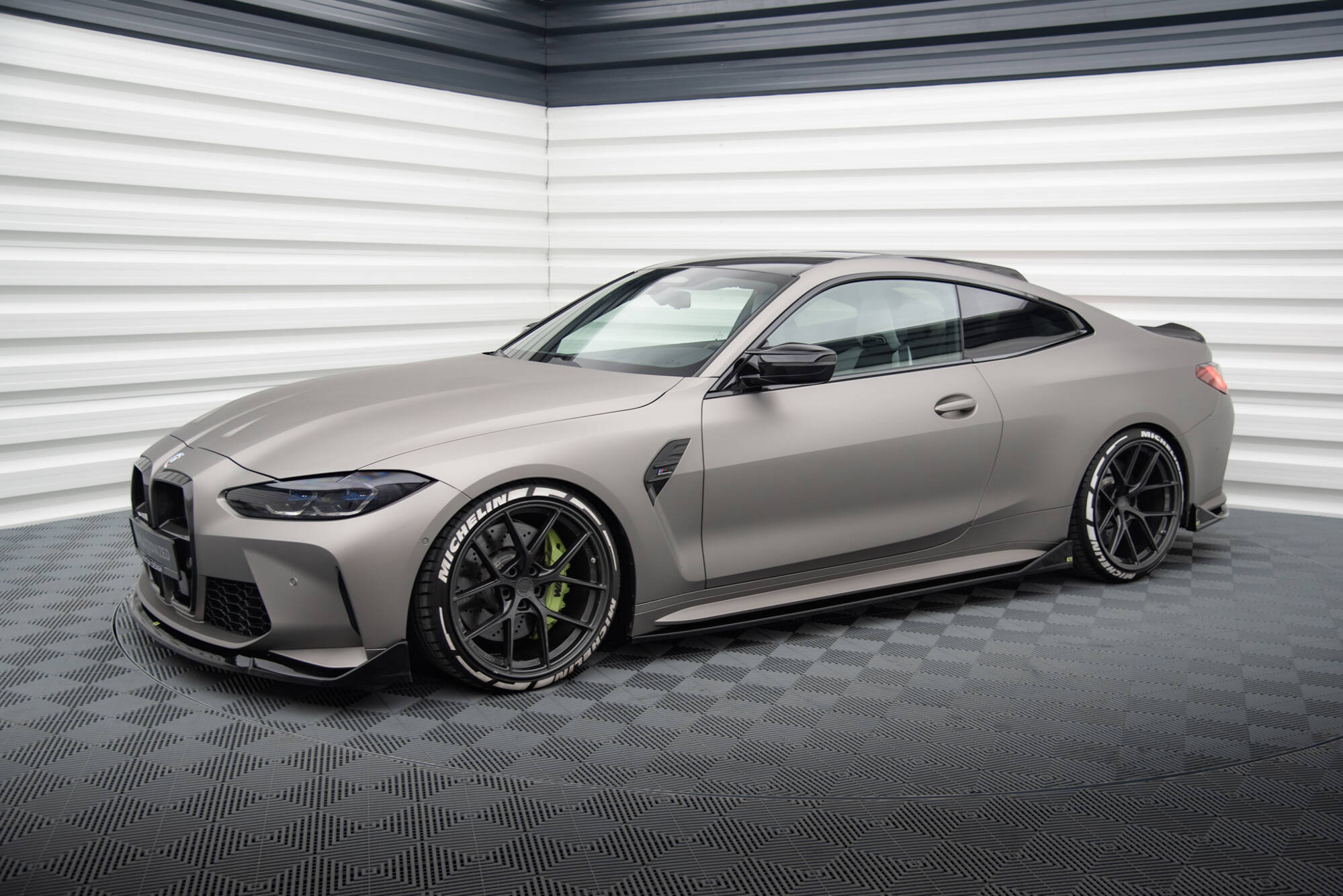 Side Skirts Diffusers V.3 CSL Look BMW M4 G82 / G82 Facelift - Image 3