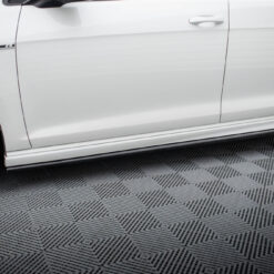 Side Skirts Diffusers V.3 + Flaps Volkswagen Golf R / R-Line Mk7