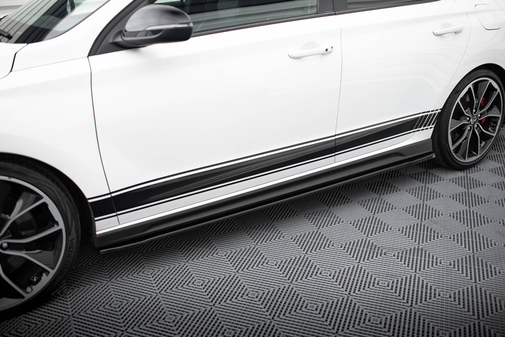 Side Skirts Diffusers V.4 Hyundai I30 N / N-Line Hatchback / Fastback Mk3 / Mk3 Facelift