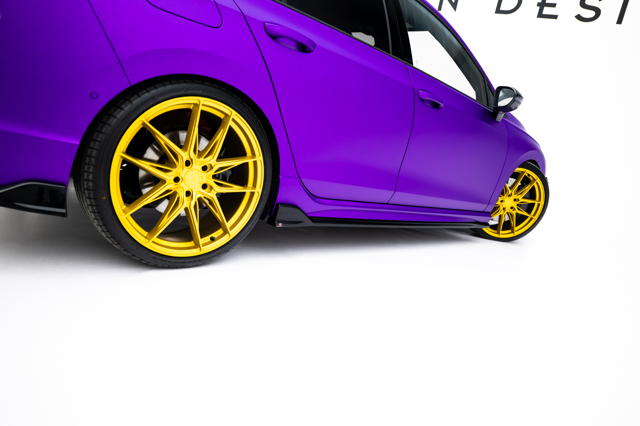Side Skirts Diffusers V.4 Volkswagen Golf R Hatchback Mk8 / Mk8 Facelift - Image 3