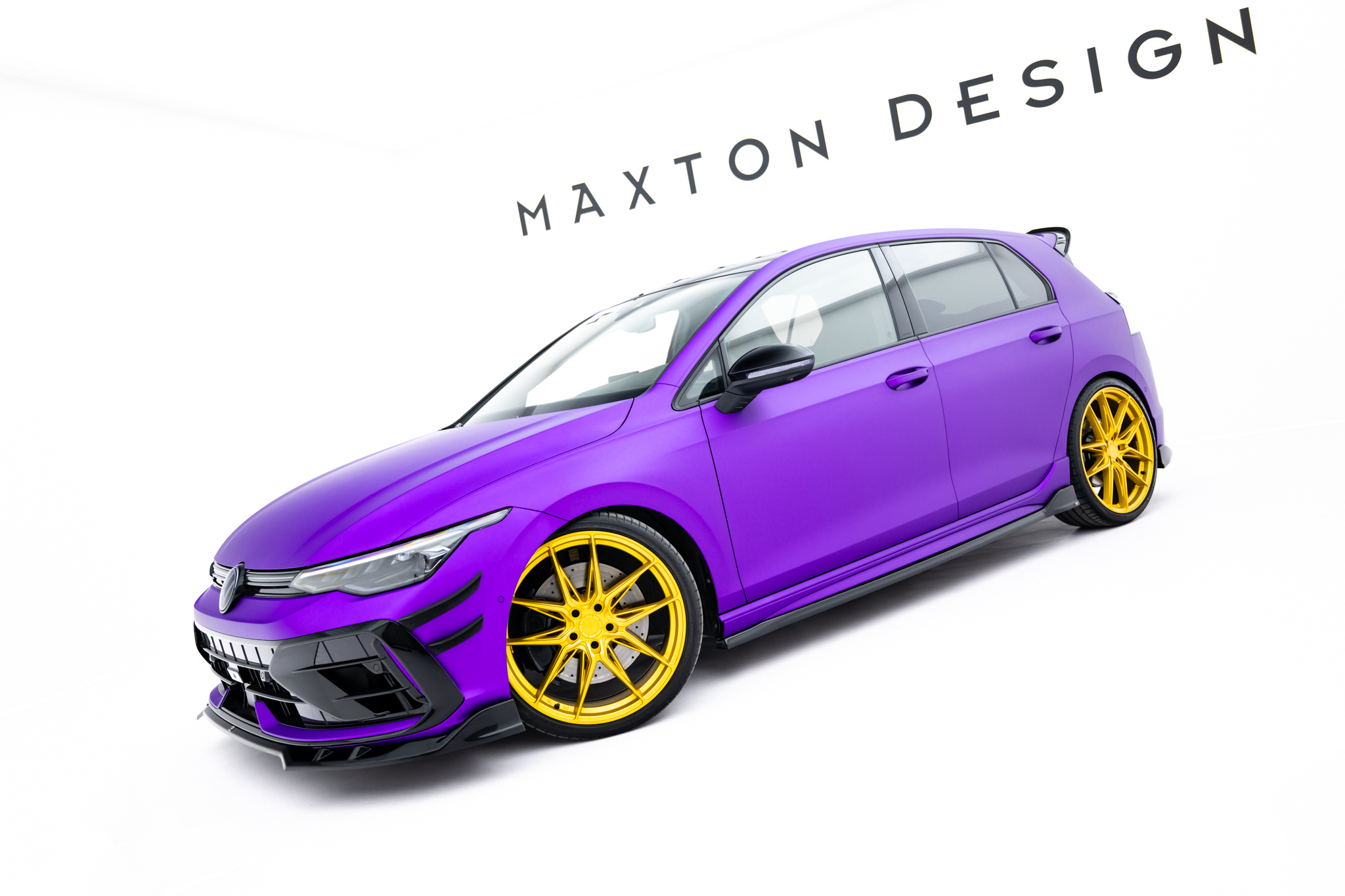 Side Skirts Diffusers V.4 Volkswagen Golf R Hatchback Mk8 / Mk8 Facelift - Image 4