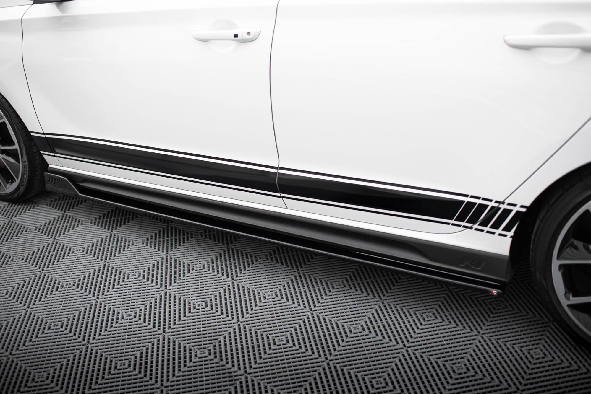 Side Skirts Diffusers V.5 Hyundai I30 N / N-Line Hatchback / Fastback Mk3 / Mk3 Facelift - Image 3