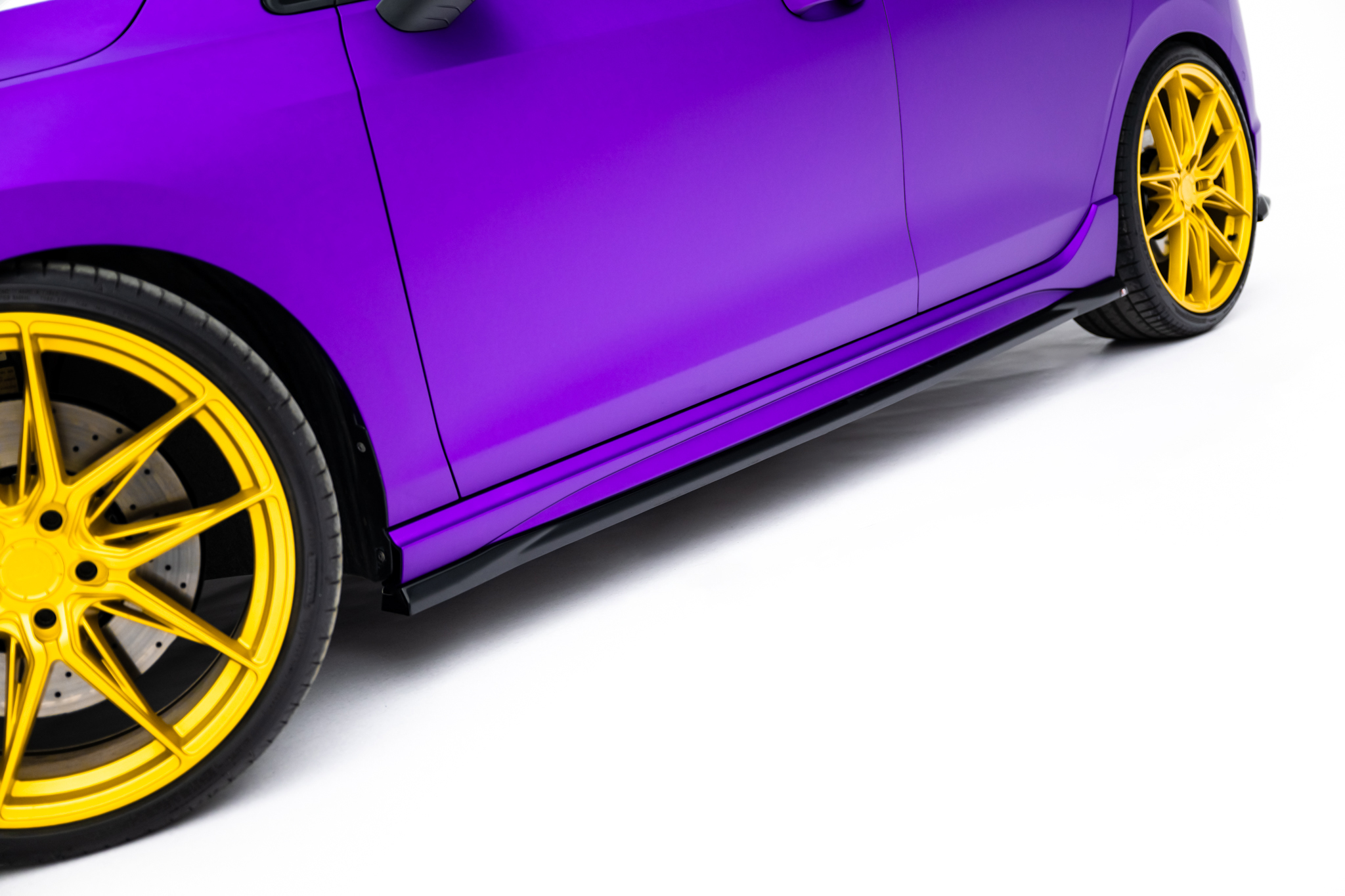 Side Skirts Diffusers V.5 Volkswagen Golf R Hatchback Mk8 / Mk8 Facelift - Image 2