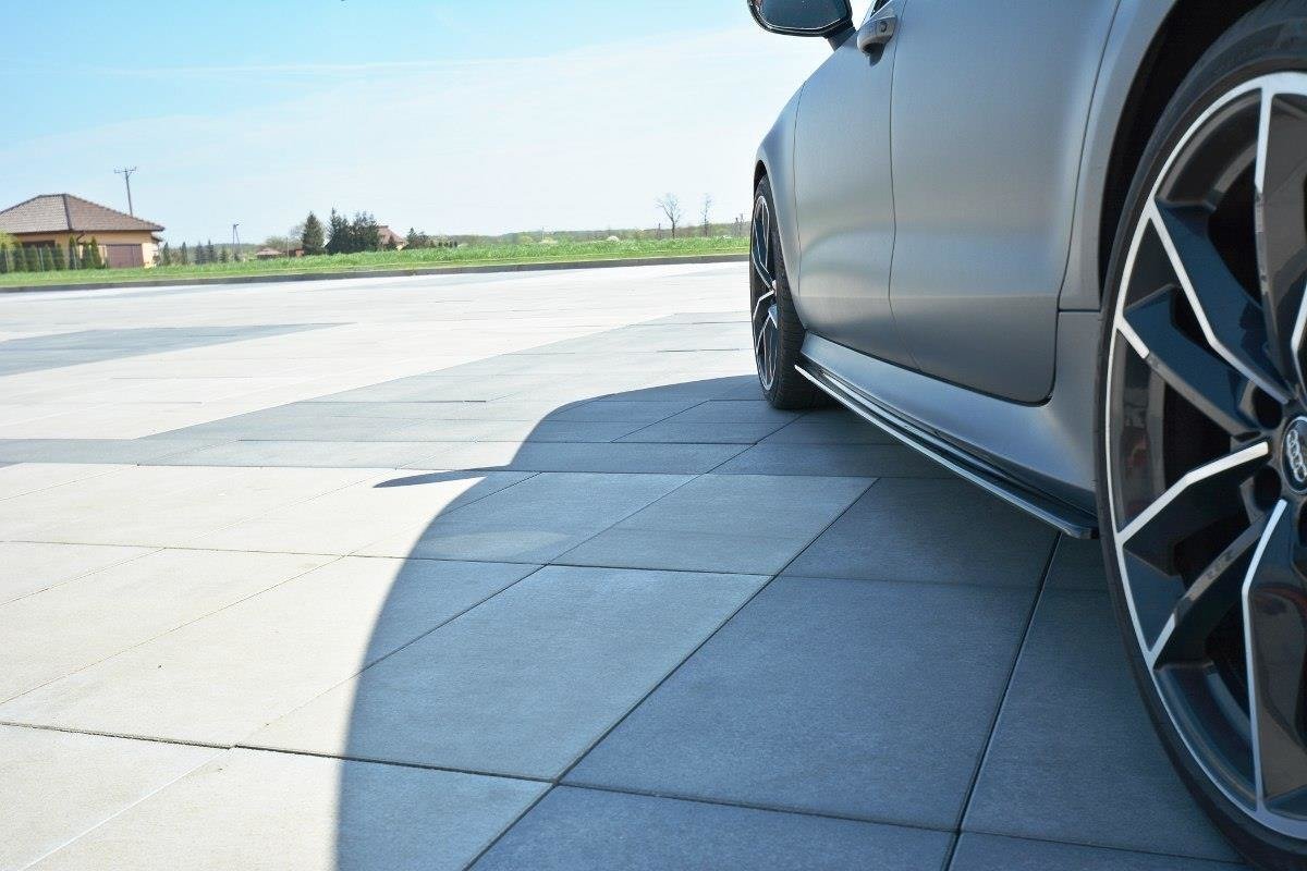 Side Skirts DiffusersV.1 Audi RS7 C7 - Image 3