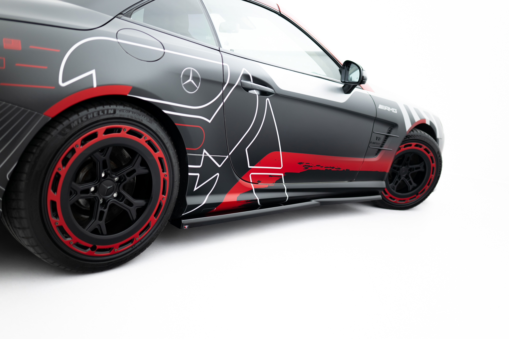 Side skirts Diffusers Mercedes-Benz SL 63 AMG R231 - Image 2