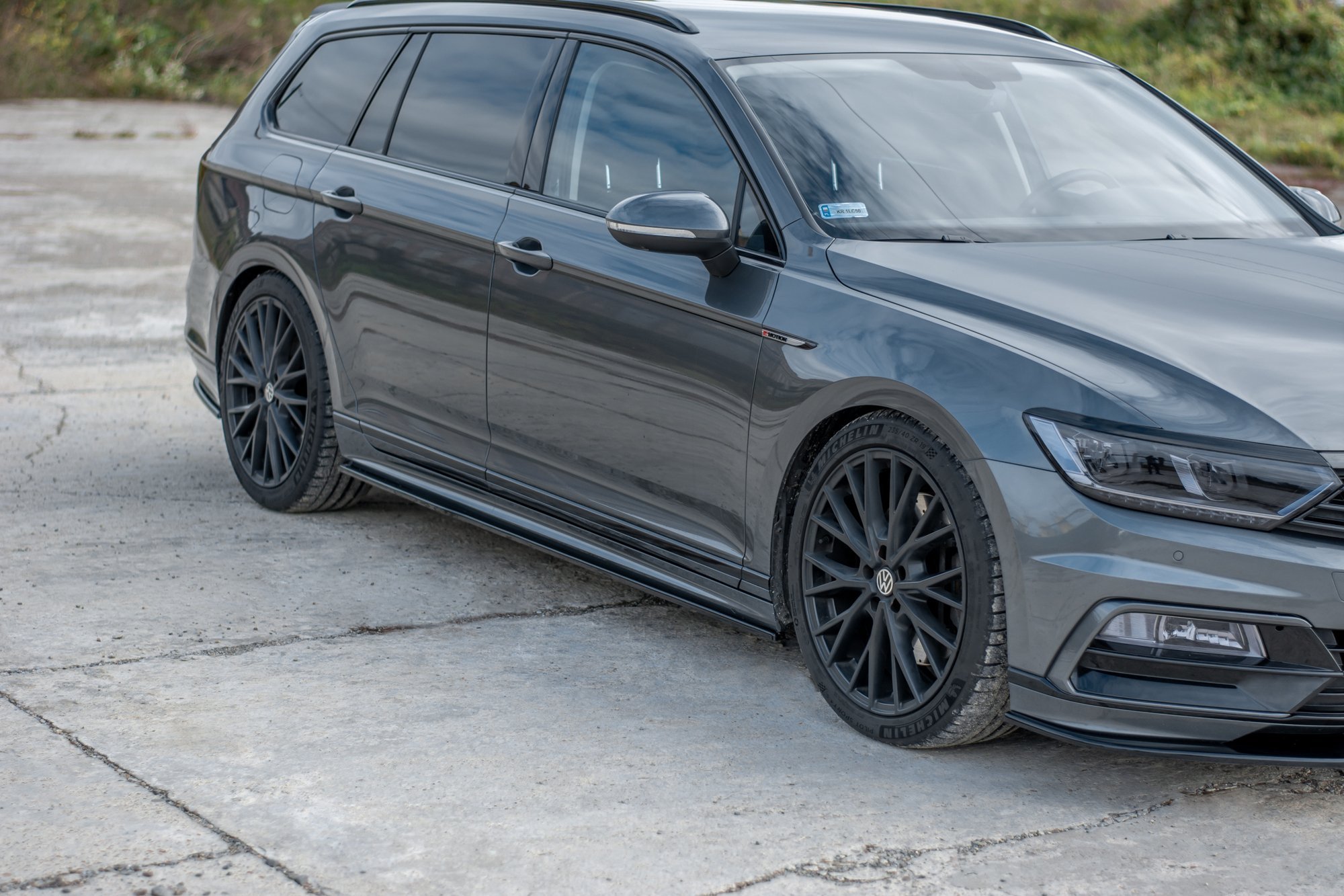 Side skirts Diffusers Volkswagen Passat R-Line B8 - Image 3