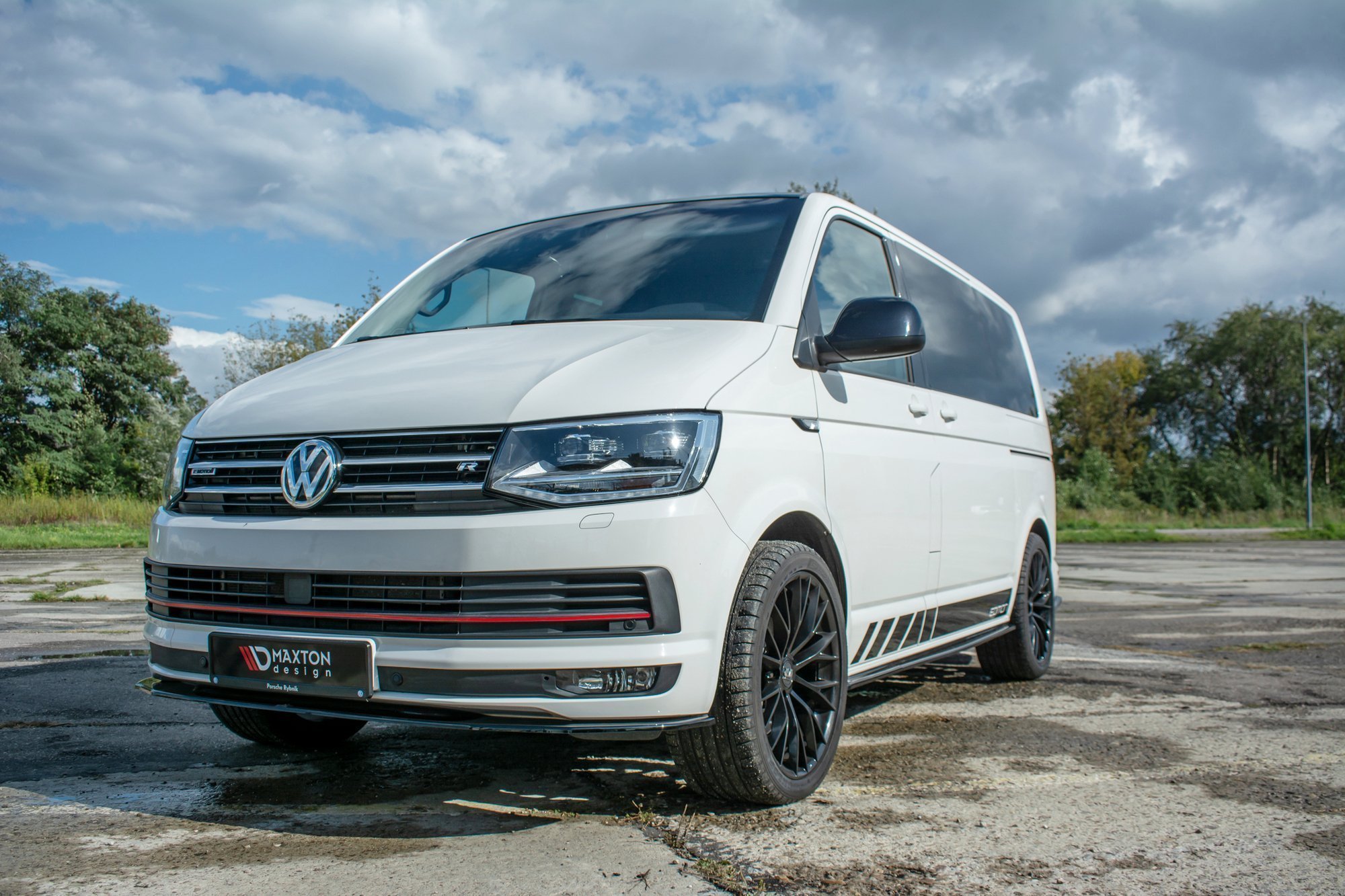 Side skirts Diffusers Volkswagen T6 - Image 2