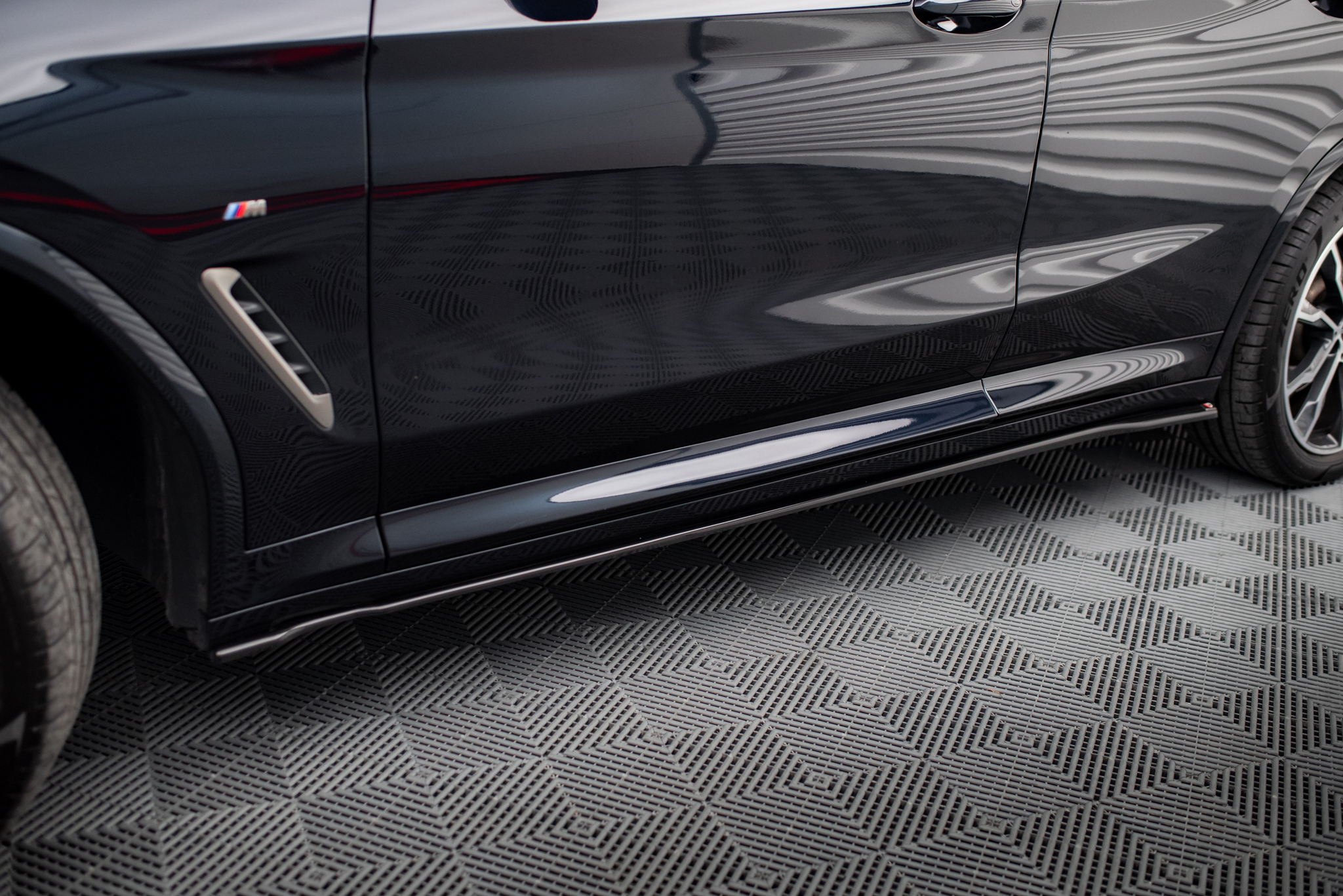 Side skirts Diffusers for BMW X4 M-Pack G02
