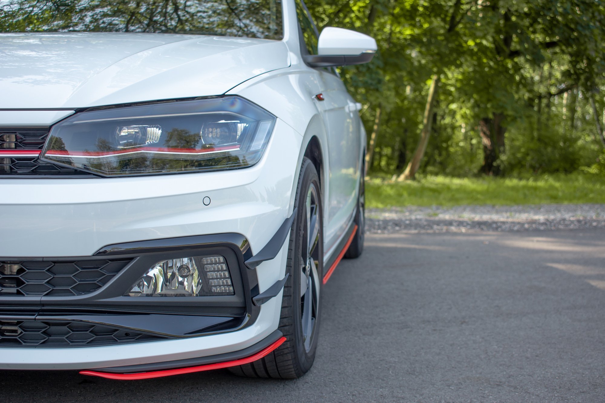 Splittery Przednie Boczne Volkswagen Polo GTI / R-line Mk6 - Image 3