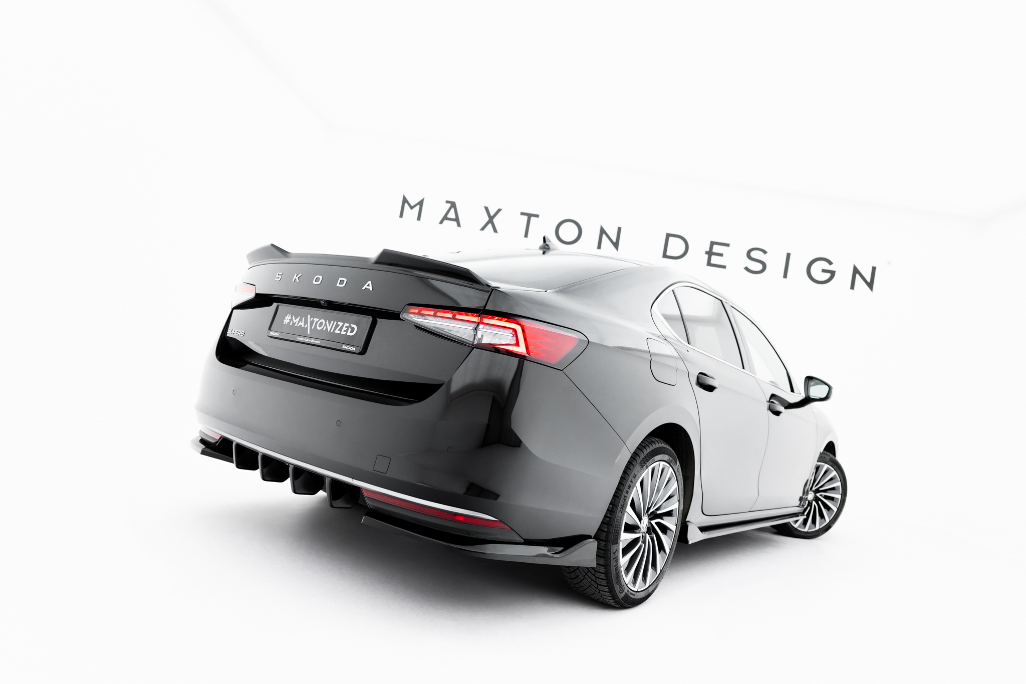 Spoiler Cap 3D Skoda Superb Sedan Mk4 - Image 2