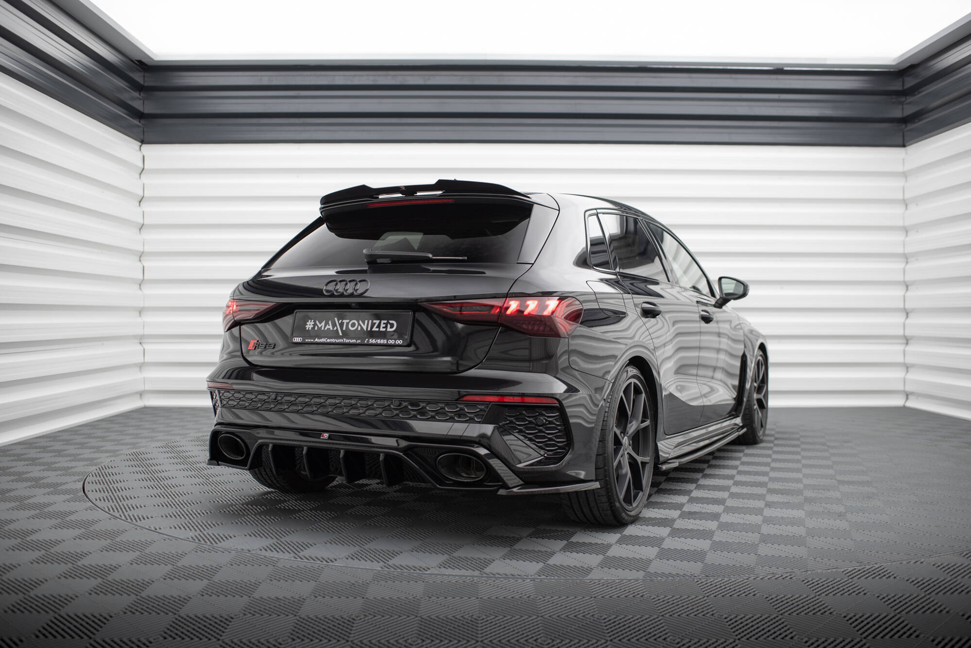 Spoiler Cap V.2 Audi RS3 / S3 / A3 S-Line Sportback 8Y / 8Y Facelift - Image 2
