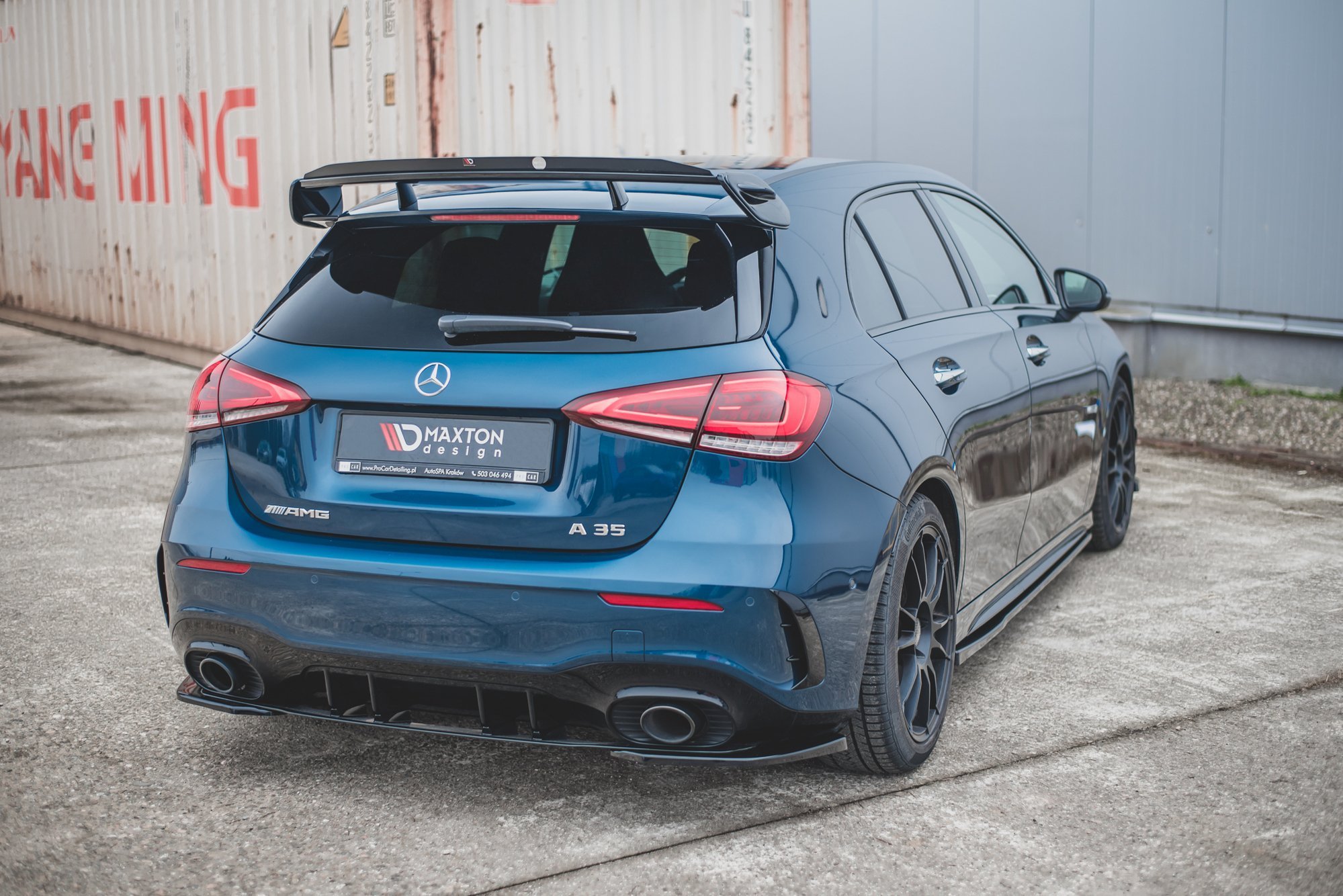 Spoiler Side Extensions Mercedes A35 AMG Hatchback W177 - Image 4