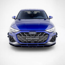 Alternative view of Street Pro Front Splitter Audi A3 S-Line Sedan / S3 Sedan 8Y Facelift