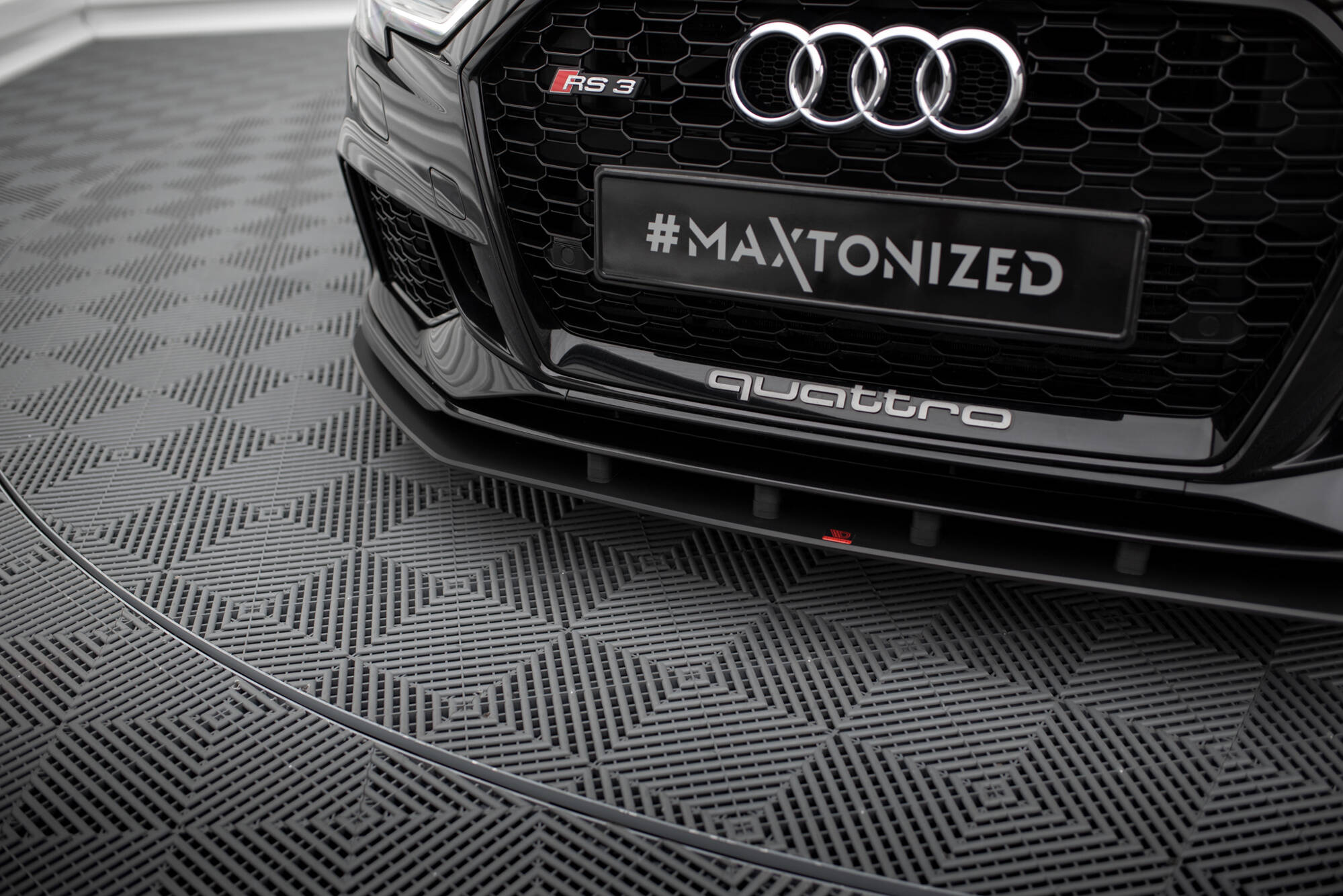 Street Pro Front Splitter Audi RS3 Sedan 8V Facelift - Image 3