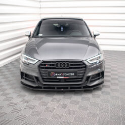 Alternative view of Street Pro Front Splitter Audi S3 / A3 S-Line Sportback 8V Facelift