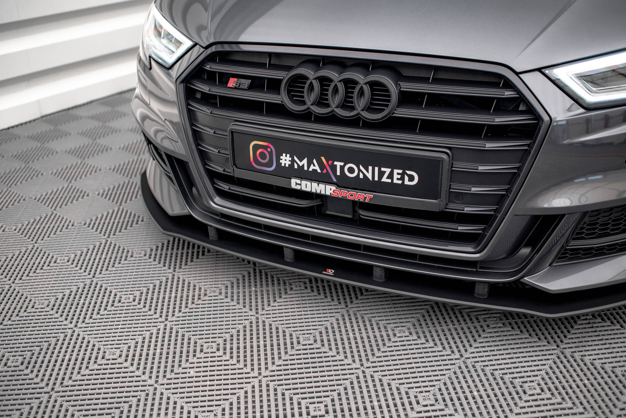 Street Pro Front Splitter Audi S3 / A3 S-Line Sportback 8V Facelift - Image 3