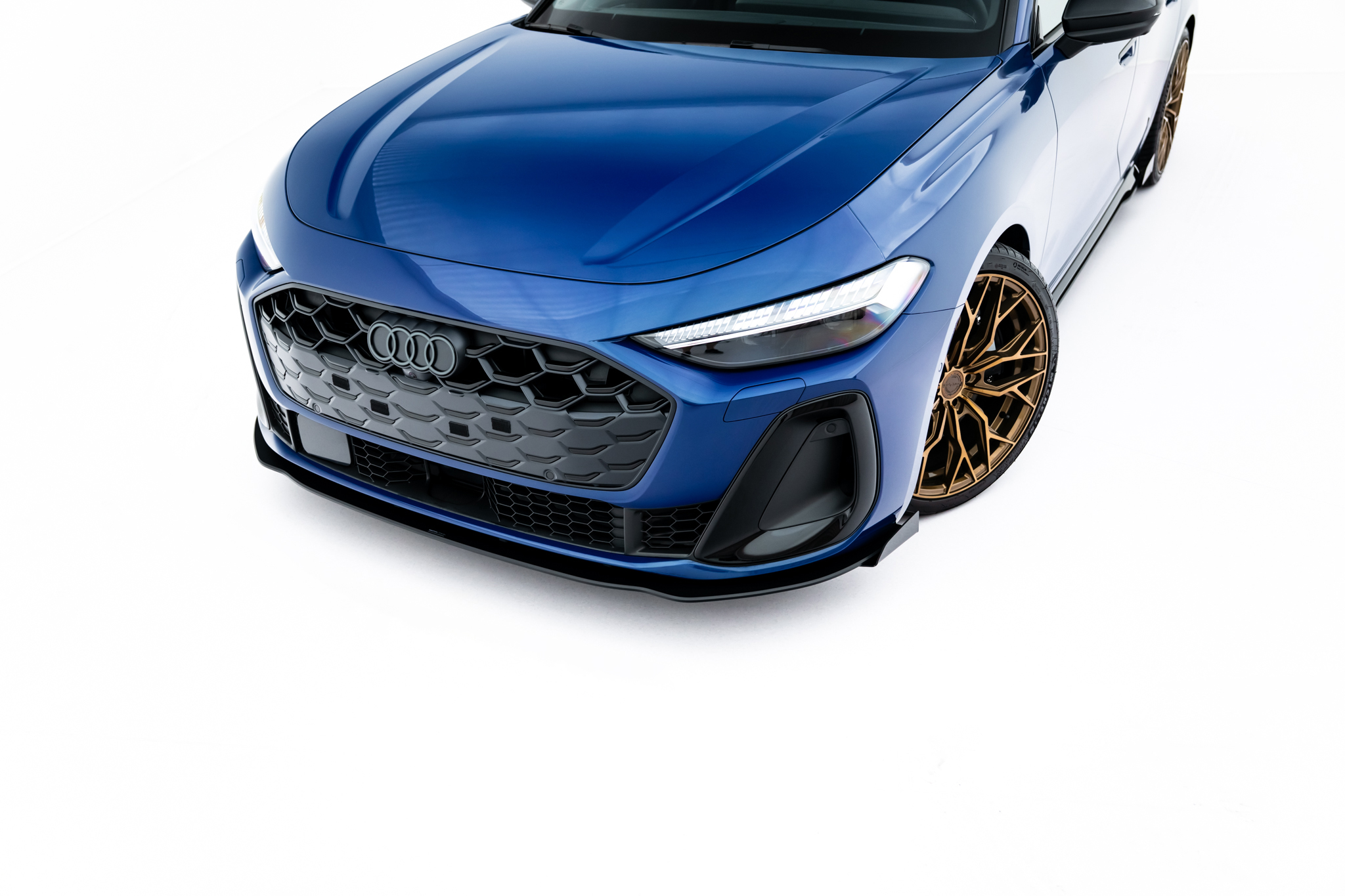 Street Pro Front Splitter + Flaps Audi A5 S-Line / S5 Sedan / Avant B10 - Image 2