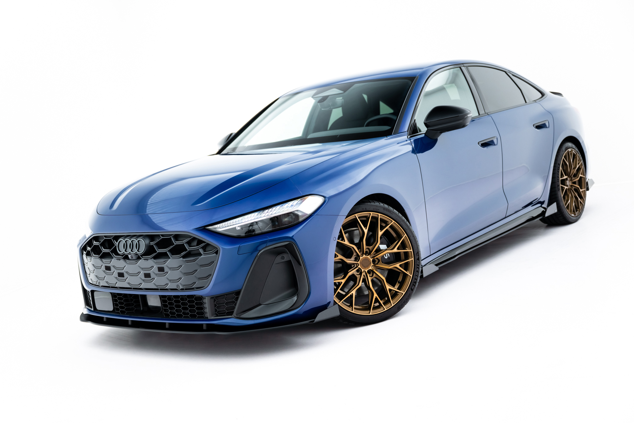 Street Pro Front Splitter + Flaps Audi A5 S-Line / S5 Sedan / Avant B10 - Image 4