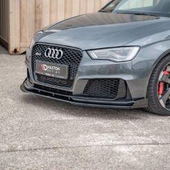 Alternative view of Street Pro Front Splitter + Flaps Audi RS3 8V Sportback