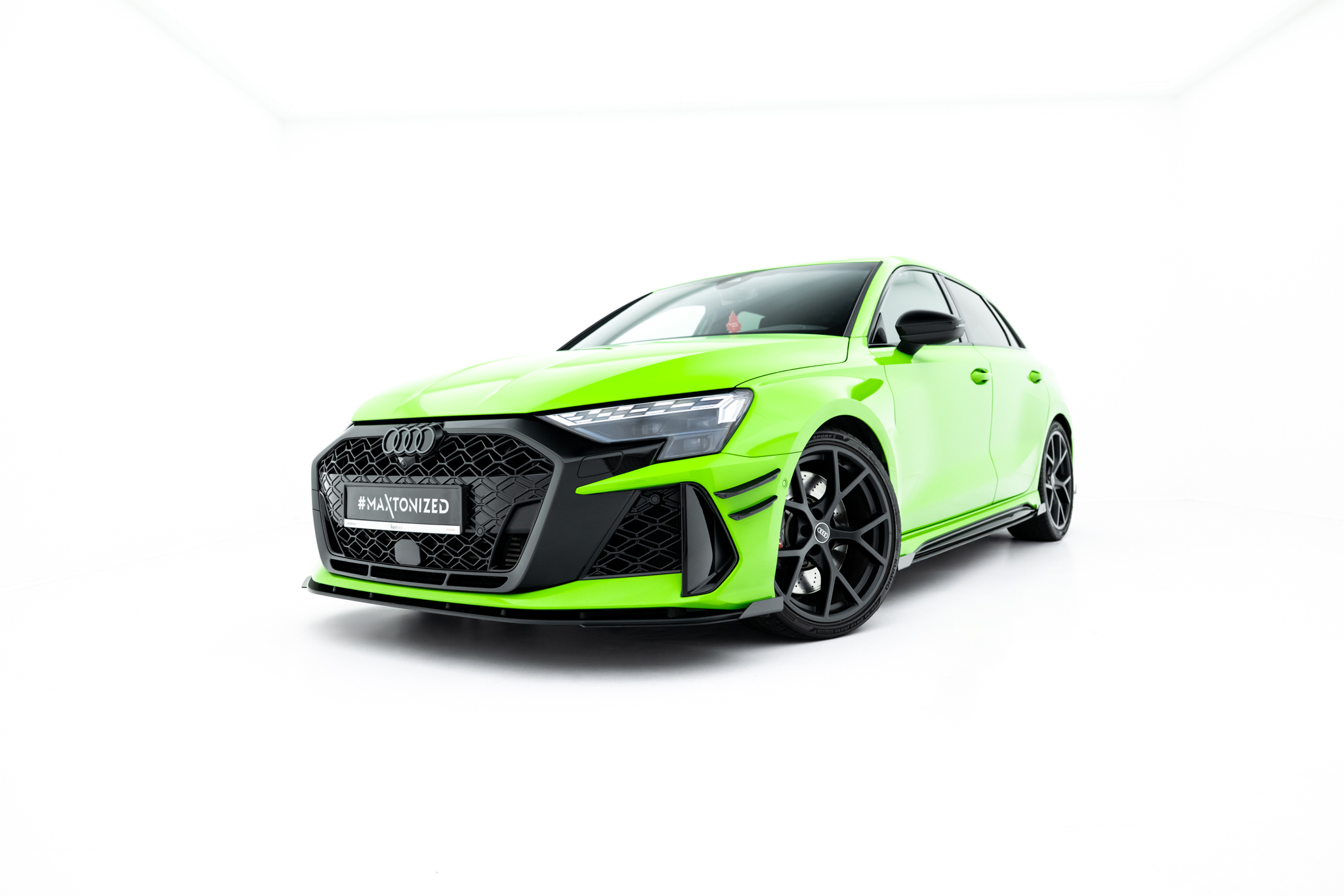 Street Pro Front Splitter + Flaps Audi RS3 Sportback 8Y Facelift - Image 6